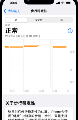 江陵iPhone手机维修如何在iPhone开启'步行稳定性通知'