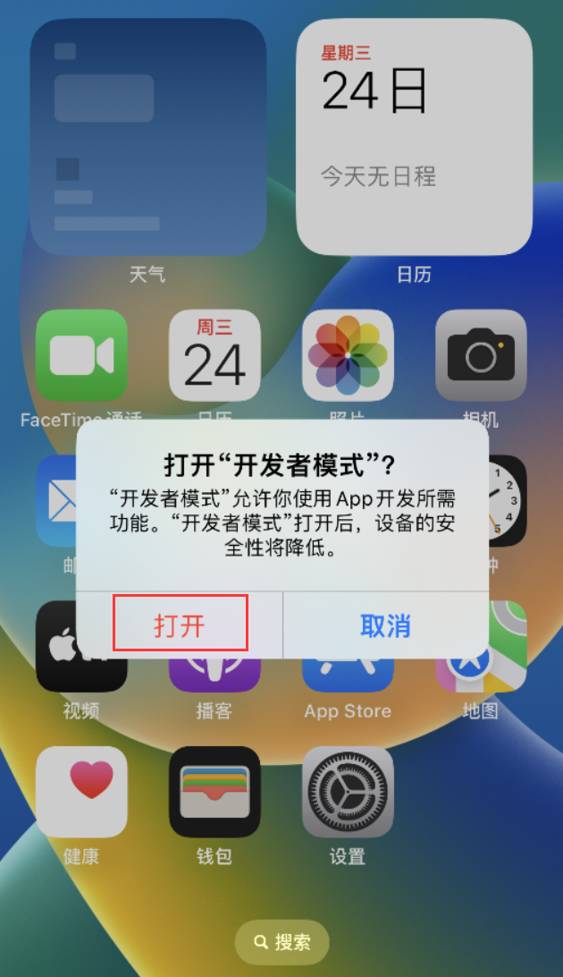 江陵苹果手机维修分享如何打开开发者模式 