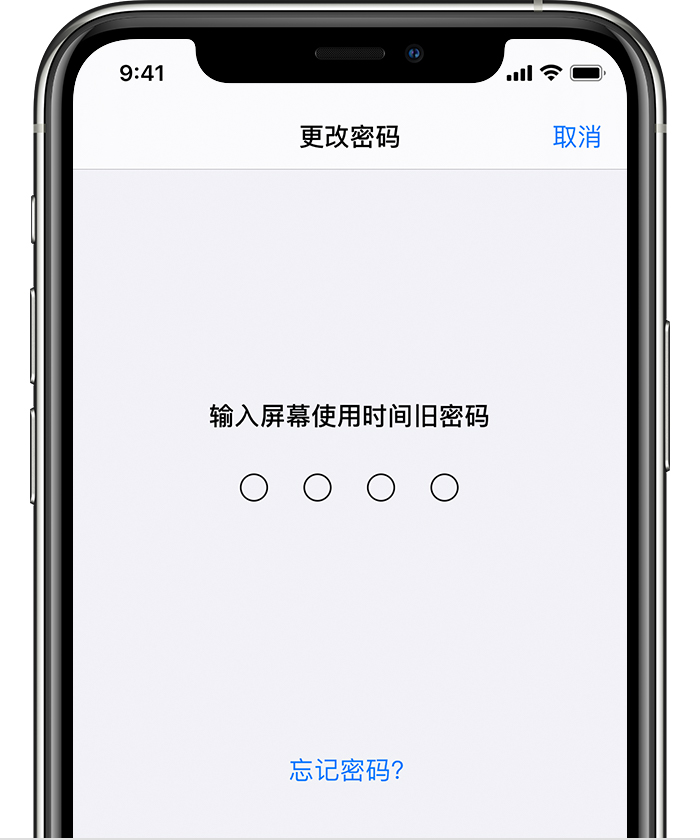 江陵苹果手机维修分享iOS 14 忘记屏幕使用时间密码怎么办 